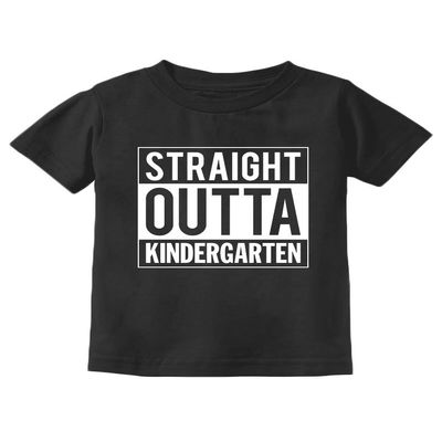 Toddler T-Shirt -Straight OTTA Kindergarten, Black, 6y