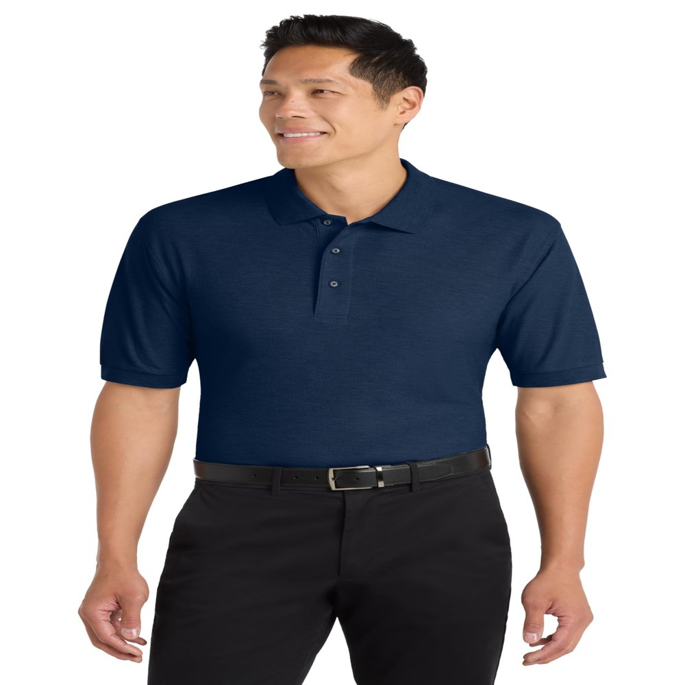 Port Authority Tall Silk Touch Polo Shirt Navy