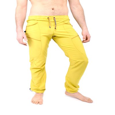 Ucraft "Xlite Rock Climbing, Bouldering and Yoga Pants. Lightweight, Stretching, Breathable (XS, Yellow)