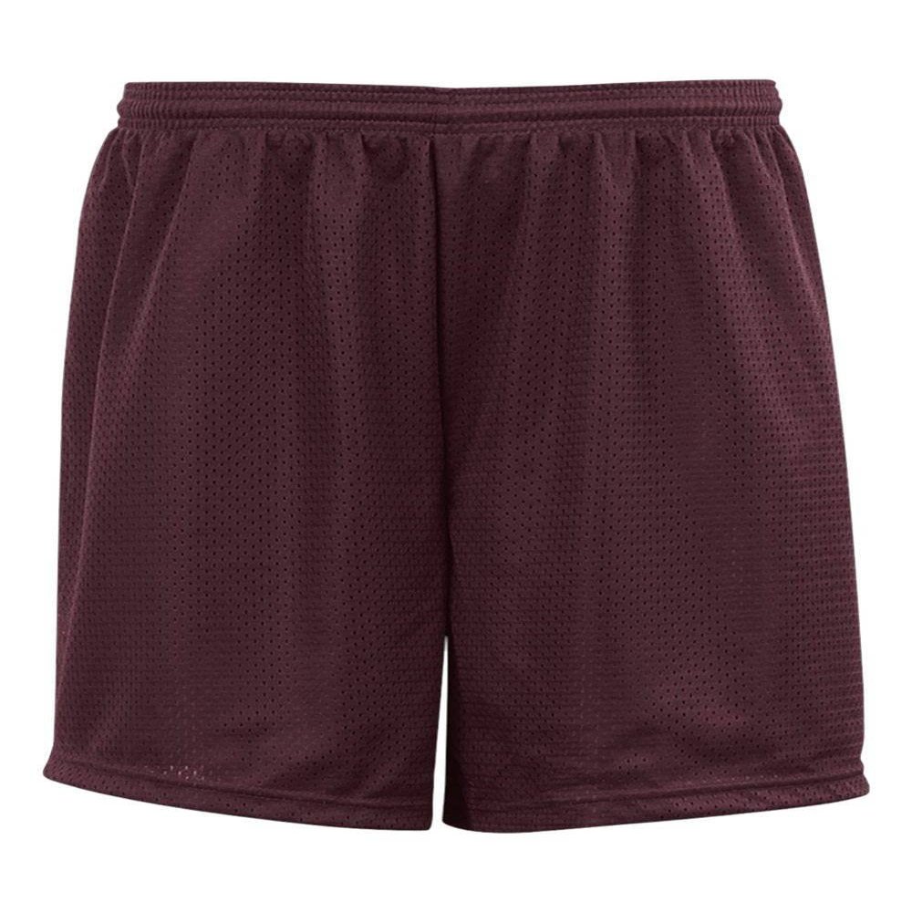 C2 Sport Mesh Youth Shorts XS Maroon