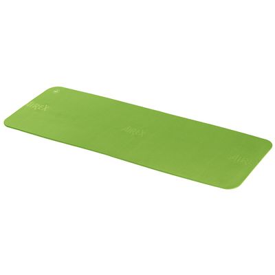 AIREX Fitline 180 Premium Exercise Mat - Home Workout Mat for Rehabilitation, Strength Training, Water Aerobics, Exercise, Fitness, Home Workouts 56" x 23", Lime, With Hanging Grommets