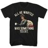 American Classics Rambo All He Wanted Sylvester Stallone Adult T-Shirt Black view 1