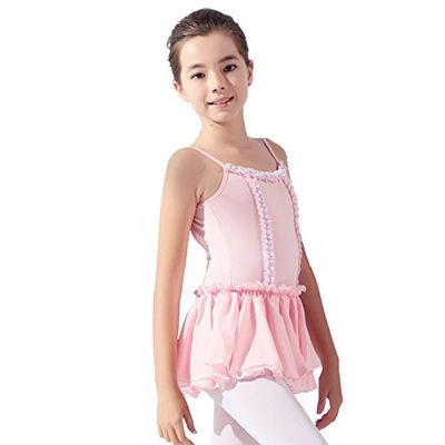 11424436 Kid Dance Skirt Child Ballet Skirt (Light Pink, XL)