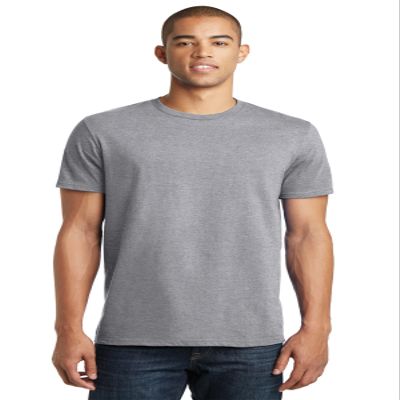 District The Concert Tee DT5000 L Heather Grey