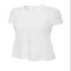 SPORT-TEK Women's PosiCharge Competitor Tee | Athletic Fit Workout T-Shirt, Spring & Summer Gym Fashion White view 3