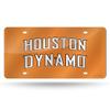 Rico Industries MLS Houston Dynamo Laser Inlaid Metal License Plate Tag view 1