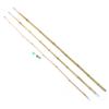BambooMN 11.5 Ft Natural Bamboo Vintage Cane Fishing Pole with Bobber, Hook, Line and Sinker, 3 Piece Construction, 10 Sets view 2