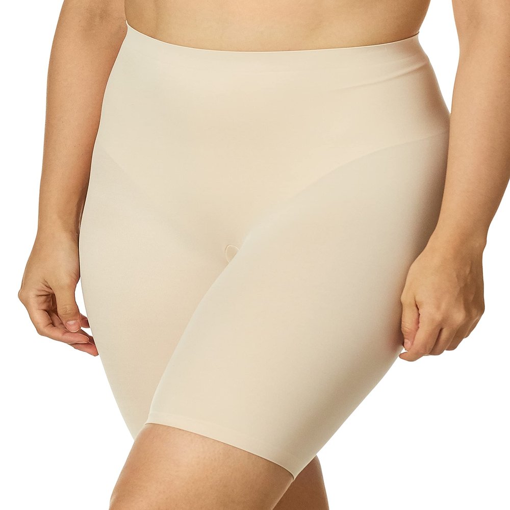 Maidenform womens Cover Your Bases Smoothing Short Dm0035 shapewear half slips, Transparent, XX-Large US
