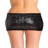 Be Wicked Black Sequin Skirt (Extra Large) view 2