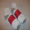 davido Women socks ankle quarter made in Italy 100% cotton 8 pairs (10-13, white/gray) view 2