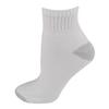 davido Women socks ankle quarter made in Italy 100% cotton 8 pairs (10-13, white/gray) view 4