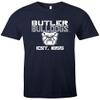 NCAA Butler Bulldogs Est Stack Jersey Short Sleeve T-Shirt, Navy,XX-Large view 1
