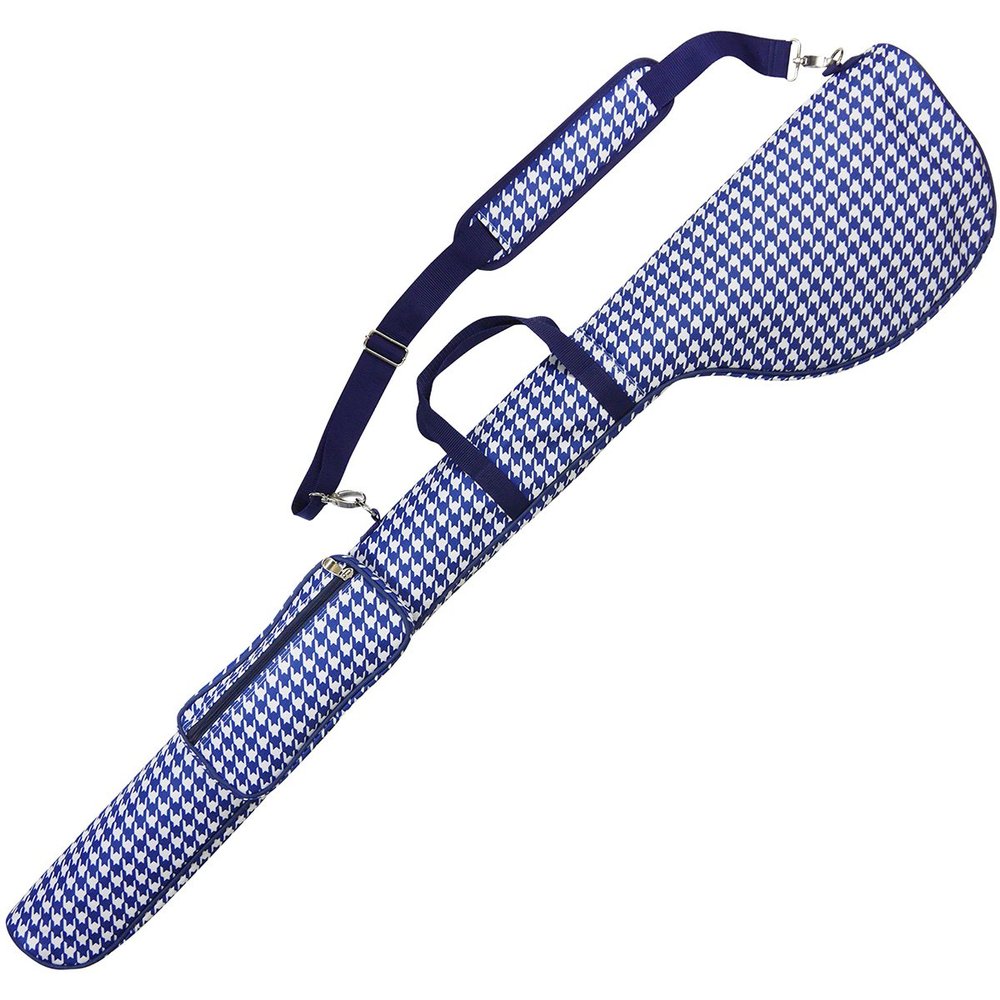 Azrof Collapsible Club Case Golf Range Bag, Blue Chidori