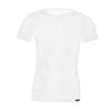 iiniim Men's Fitted Short Sleeve Muscle Top T-Shirt Workout See Thru Undershirt Grid Mesh Fishnet Clubwear White XL view 4
