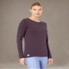 Adar Uniforms Underscrubs for Women - Long Sleeve Comfort Tee - 2900 - Eggplant - 3X view 4