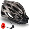 Basecamp Bike Helmet for Men Women with LED Safety Light Removable Sun Visor Lightweight Bicycle Helmet Adjustable Breathable Mountain & Road Cycling Helmets for Adult (BC-10) view 1