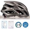 Basecamp Bike Helmet for Men Women with LED Safety Light Removable Sun Visor Lightweight Bicycle Helmet Adjustable Breathable Mountain & Road Cycling Helmets for Adult (BC-10) view 2