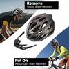 Basecamp Bike Helmet for Men Women with LED Safety Light Removable Sun Visor Lightweight Bicycle Helmet Adjustable Breathable Mountain & Road Cycling Helmets for Adult (BC-10) view 3