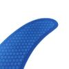 UPSURF Longboard Fins, Fiberglass+Honeycomb+Carbon, Professional Surfboard Fins (Blue, 8 inch) view 4