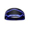 Unisex Headband/Sweatband. Best for Sports, Fitness, Working Out, Yoga. Tapered Design. (Blue Lightning) view 1