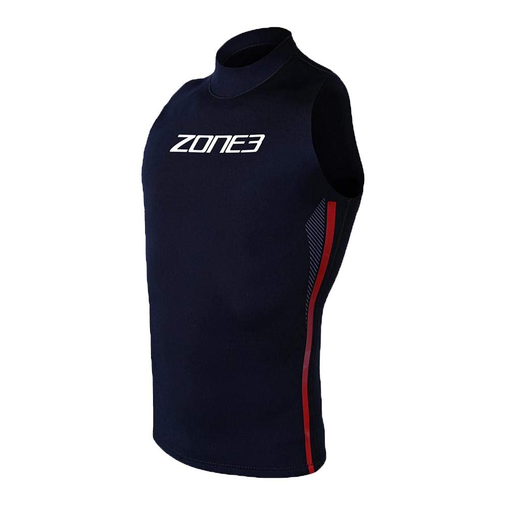 Zone3 Neoprene Warmth Vest - Baselayer (Black/Red/White, X-Small)