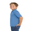 Port Authority Youth Silk Touch Performance Polo Shirt Carolina Blue view 3