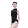 11414118 High Neck Mesh Ballet Leotards (Black, L) view 1