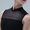 11414118 High Neck Mesh Ballet Leotards (Black, L) view 4