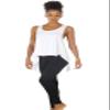 icyzone Open Back Workout Tops for Women - Athletic Activewear Shirts Exercise Yoga Tank Tops (L, White) view 2