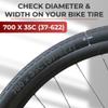 Fincci Pair 700x35c Tire Foldable 37-622 with 1mm Antipuncture Protection for Cycle Road Mountain MTB Hybrid Touring Electric Bike Bicycle with 700 x 35c Tires - Pack of 2 view 2