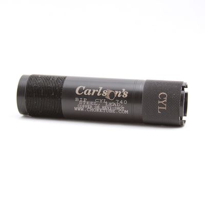 Carlson's Choke Tubes 12 Gauge for Browning Invector Plus [ Cylinder | 0.740 Diameter ] Blued Steel | Blued Sporting Clays Choke Tube | Made in USA