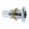 Perko 5/8" Thru-Hull Fitting f/Hose Chrome Plated Bronze MADE IN THE USA view 1