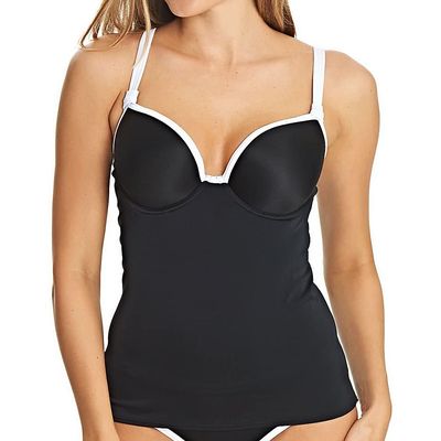 Freya Women's Swim Back to Black Deco Underwire Tankini Swim Top