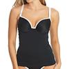 Freya Women's Swim Back to Black Deco Underwire Tankini Swim Top view 1