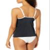 Freya Women's Swim Back to Black Deco Underwire Tankini Swim Top view 2