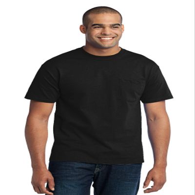 Port & Company - Core Blend Pocket Tee XL Jet Black