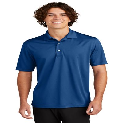 SPORT-TEK Unisex Dri-Mesh Polo | Short Sleeve Collared Shirt for Men & Women, Classic Fit Top for Work, Tennis & Golf Royal