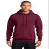 Port & Company Tall Essential Fleece Pullover Hooded Sweatshirt XLT Cardinal view 1