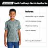 SPORT-TEK Youth PosiCharge Electric Heather Tee view 4