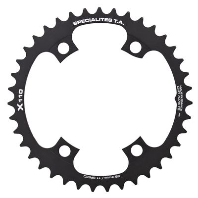 Spcialits TA Unisex's X110 4 Arm 110pcd 11x Chainring, Black, Inner 44T