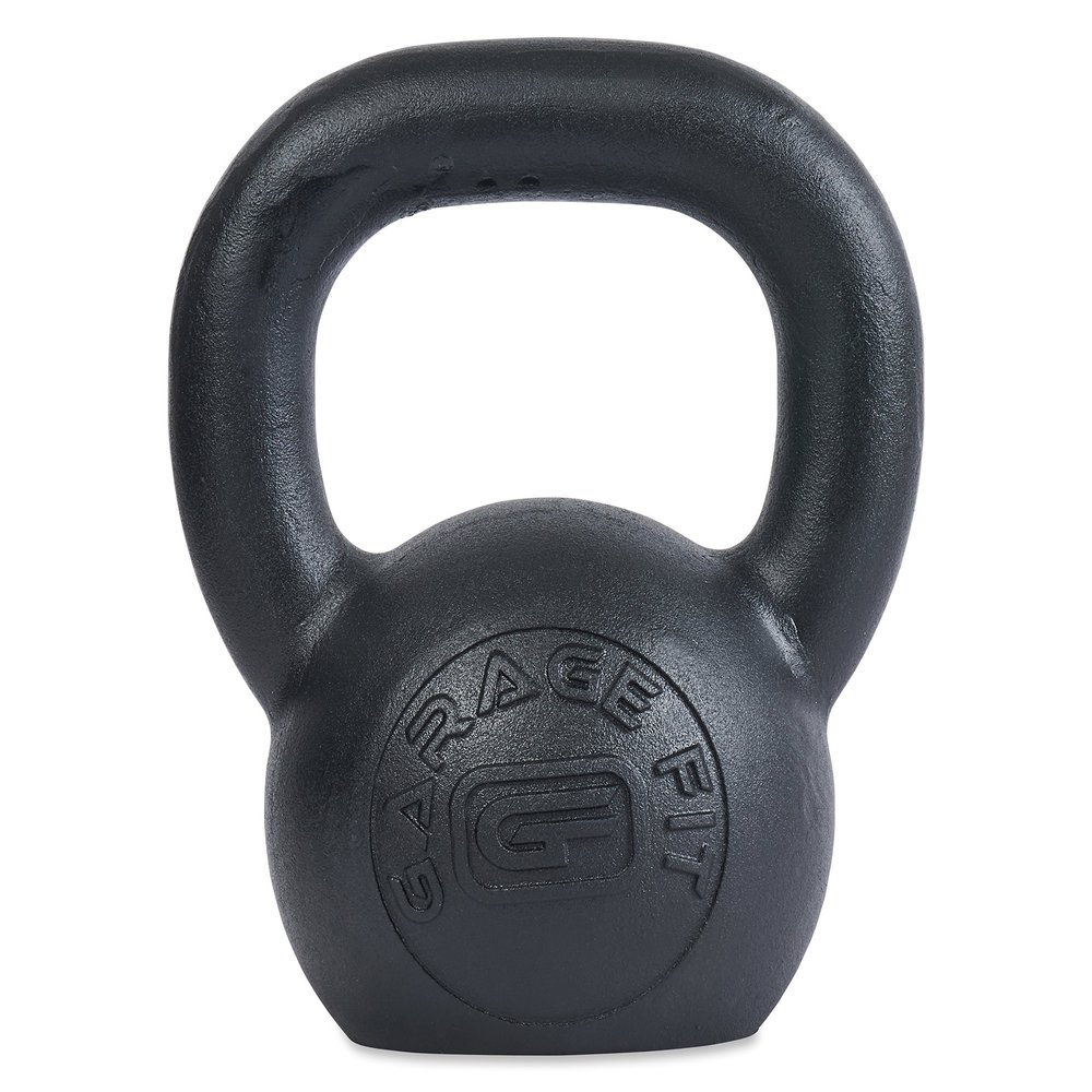 Garage Fit Kettlebells for Crossfit with LB and KG Markings (8kg / 17 lbs)