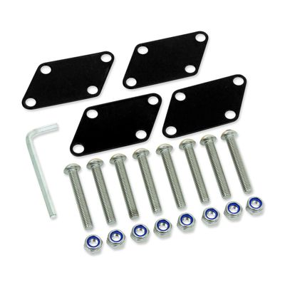 Suspenz Stand Up Paddle Board Expansion Plates (MG Black) to Make a Double Wall Storage Rack for Hanging 2 SUPs and Surfboards (31-5504)