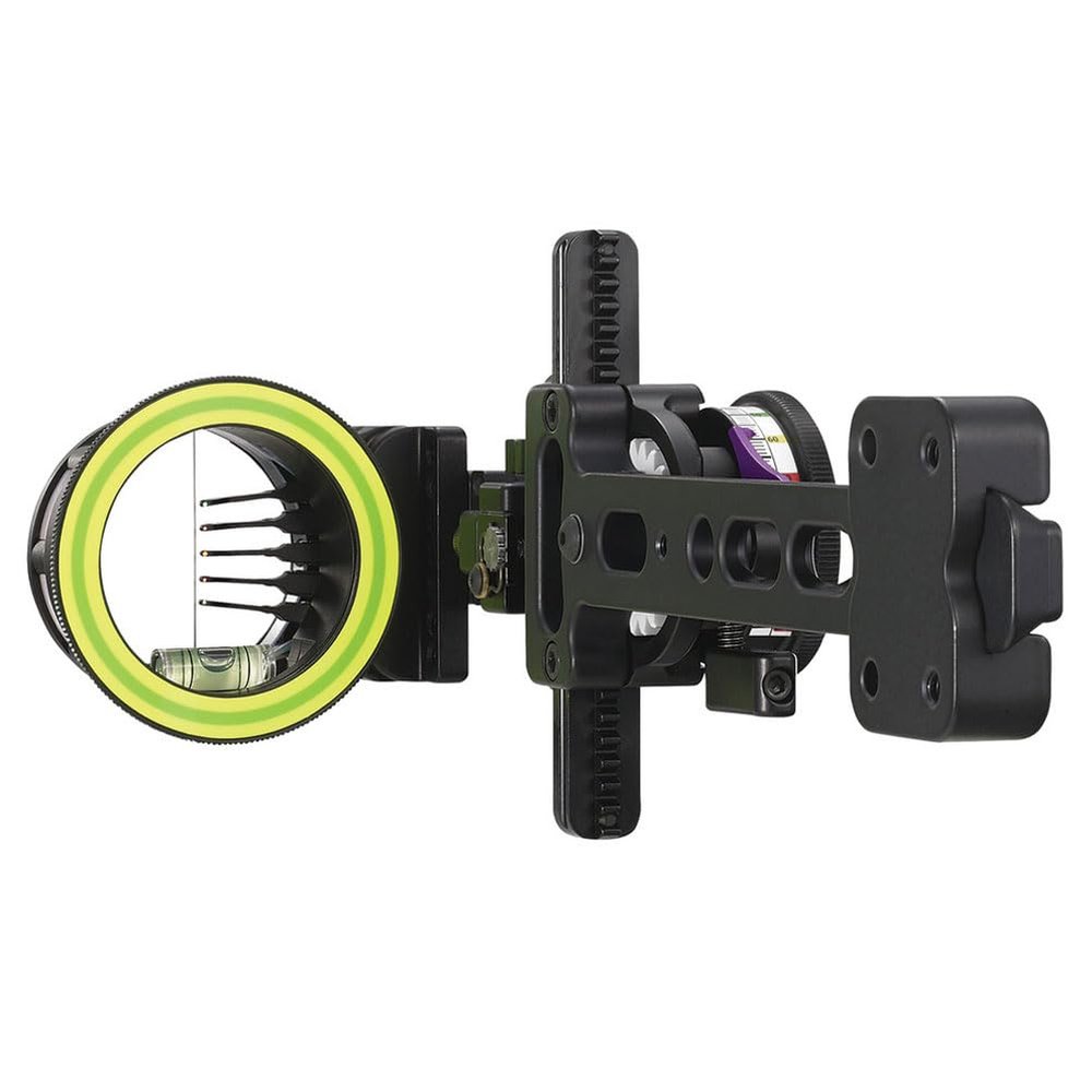 Spot-Hogg Wrapped Fast Eddie XL MRT Long Bar 5-Pin Bow Sight .019 Pin...