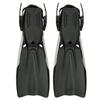 Palantic Scuba Choice Open Heel Rubber Dive Fins with Bag, Black, Large view 2