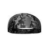 Unisex Headband/Sweatband. Best for Sports, Fitness, Working Out, Yoga. Tapered Design. (Black DIGI CAMO) view 1