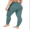 90 Degree By Reflex High Waist Power Flex Tummy Control Leggings -Sage - XS view 4