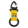 Best divers Clip Ring Silicone Black, Yellow Ribbon, Unisex Adult, Black, view 1
