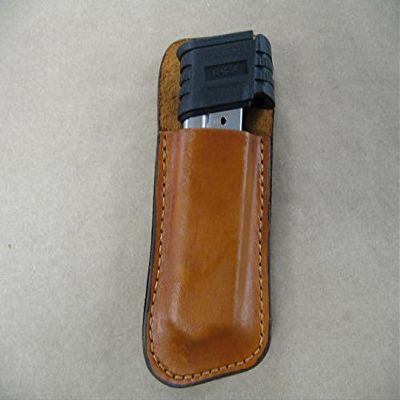 Azula Gun Holsters Springfield XDS 40 Leather Clip On OWB Belt Magazine Mag Pouch CCW TAN USA