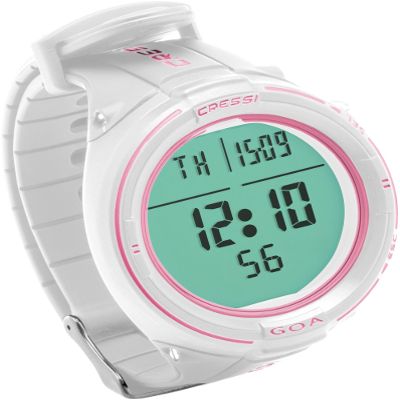 Cressi Goa Scuba Diving Computer, White/Pink
