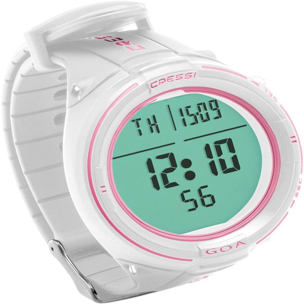 Cressi Goa Scuba Diving Computer, White/Pink